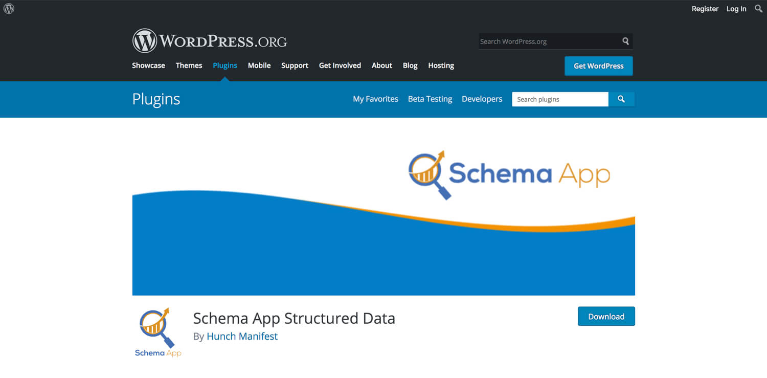 blog WordPress Plugin Schema APP