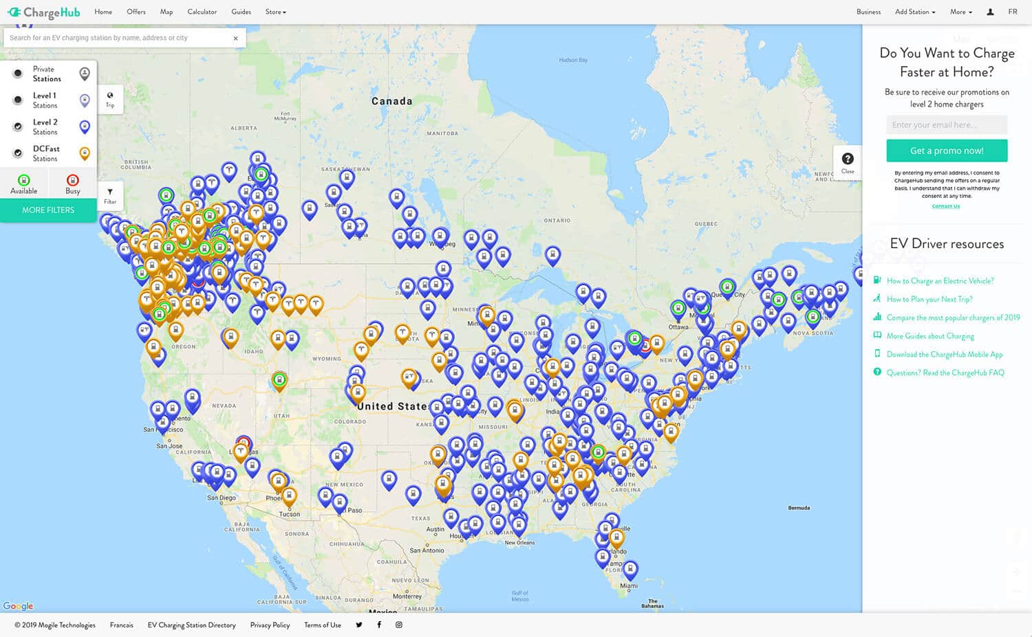 Open Bookmarks Co. Blog EV Map