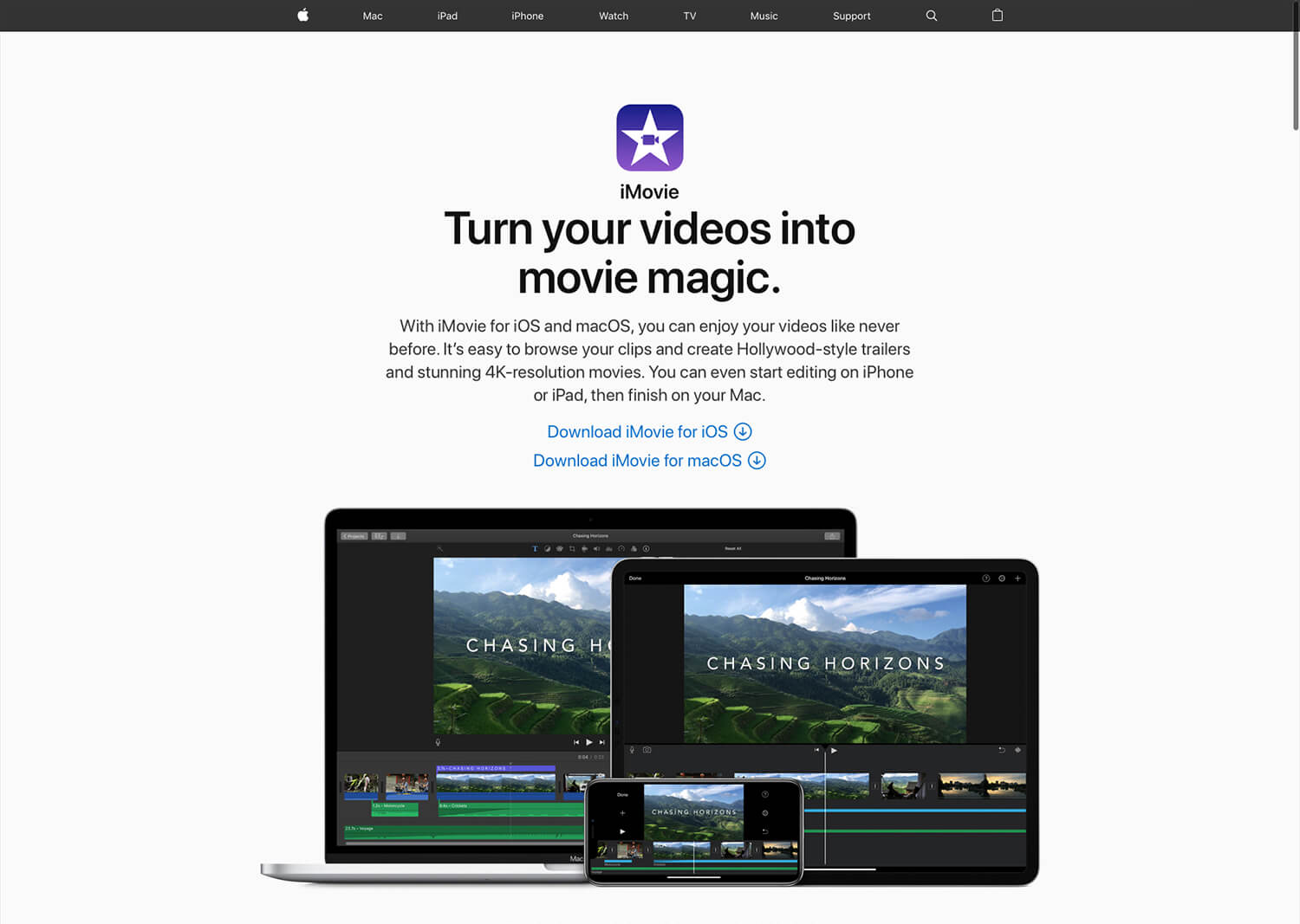 Open Bookmarks Co. Blog Video iMovie