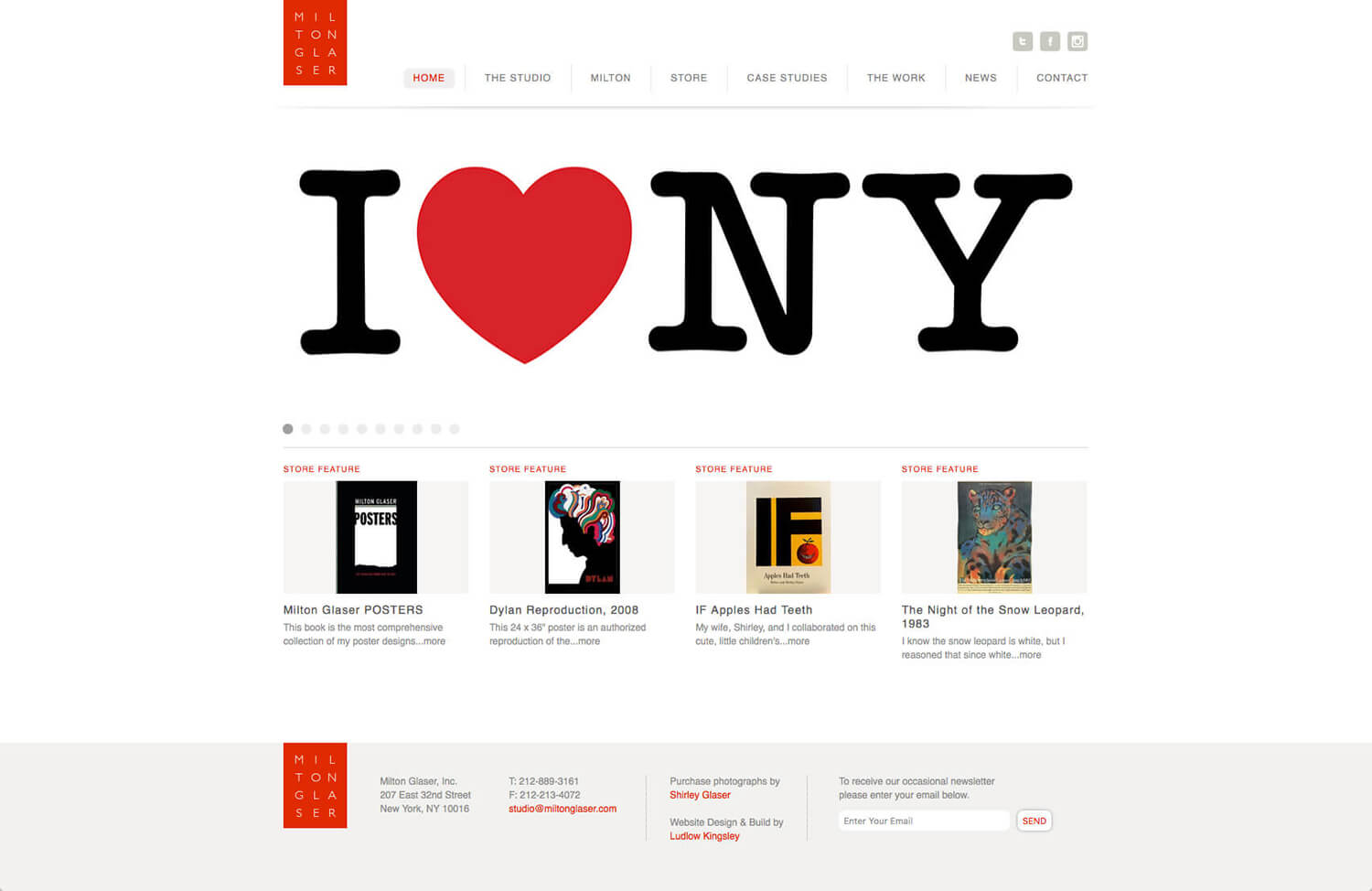 Blog Milton Glaser Website