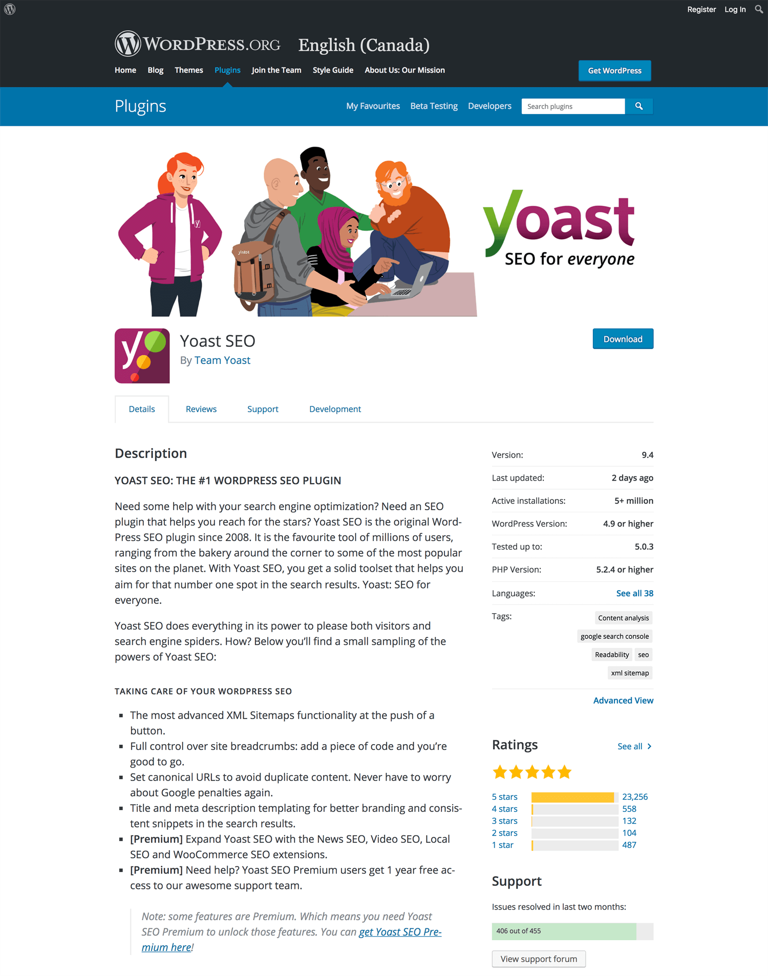 Blog SEO WordPress Plugin Yoast