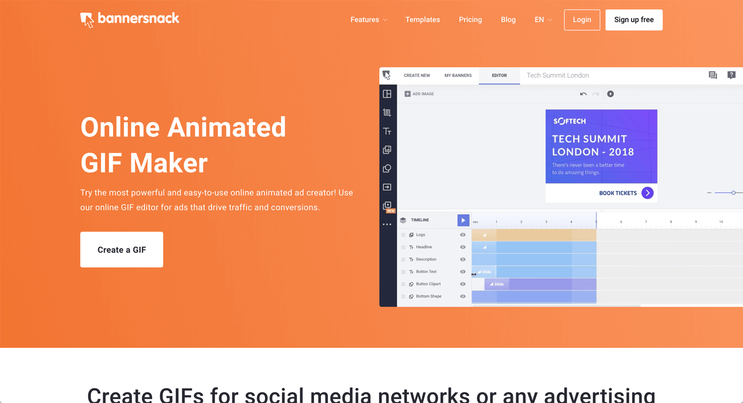 Create animated text - BlogGIF