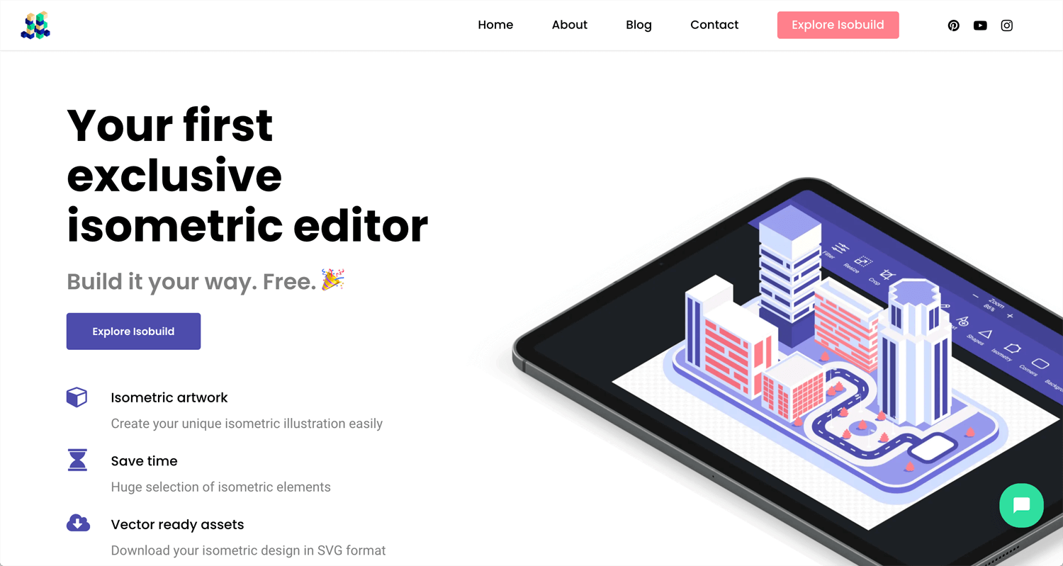 Open Bookmarks Co. Blog Illustration Isometric