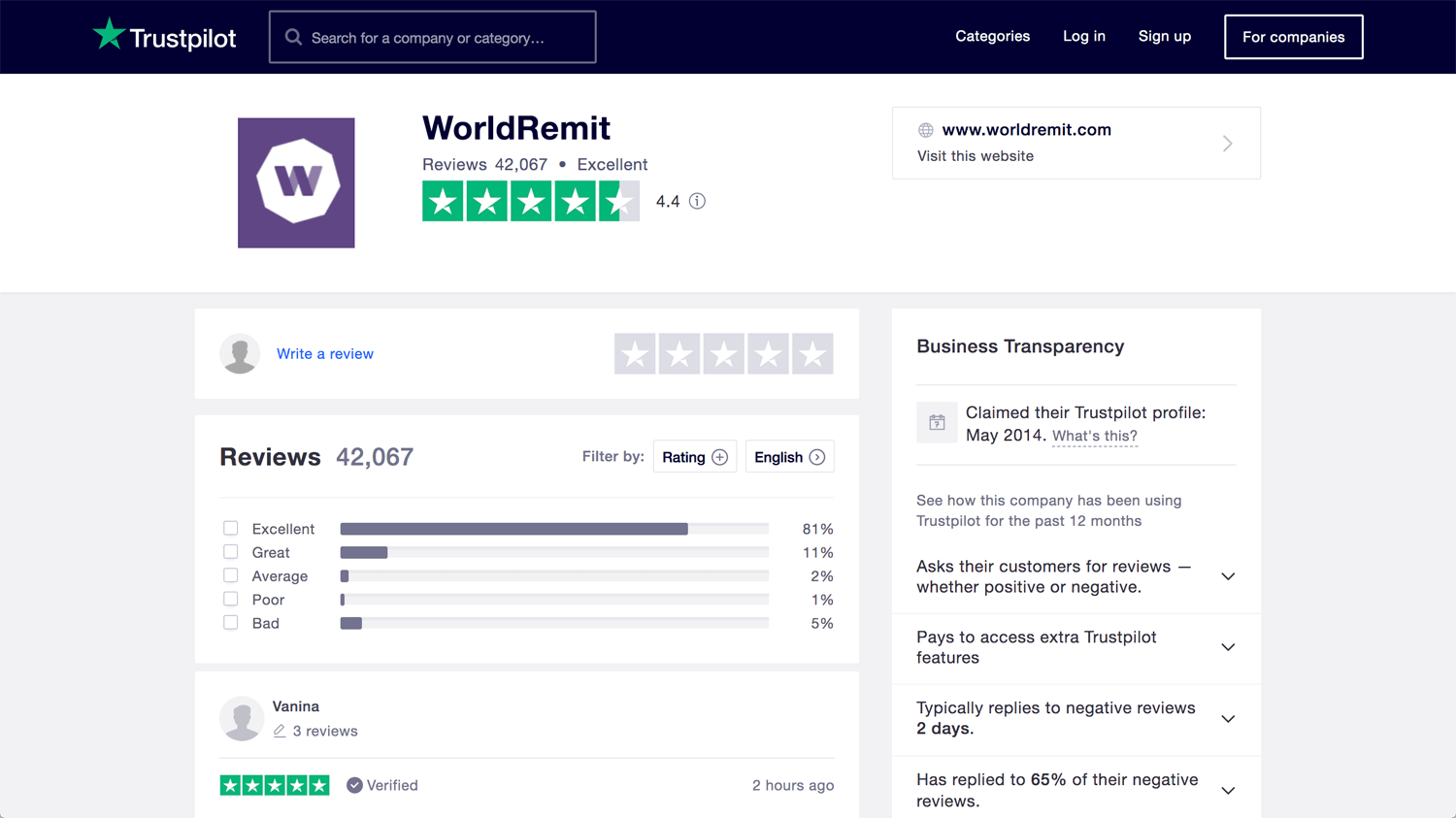 Open Bookmarks Co. Blog Transfer Money 