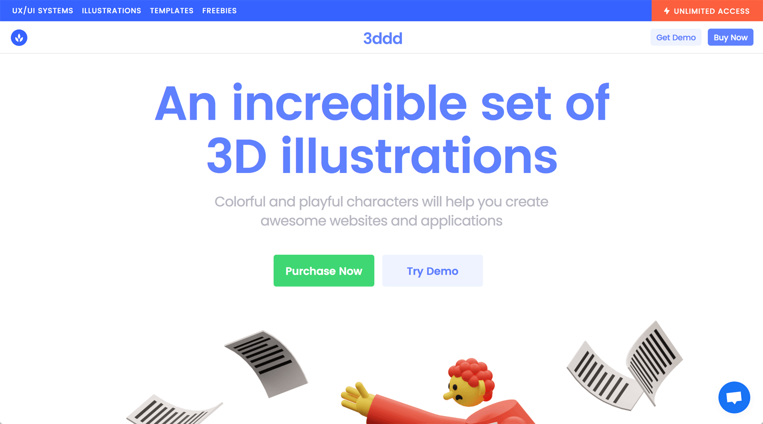 Open Bookmarks Co. Blog 3D UI