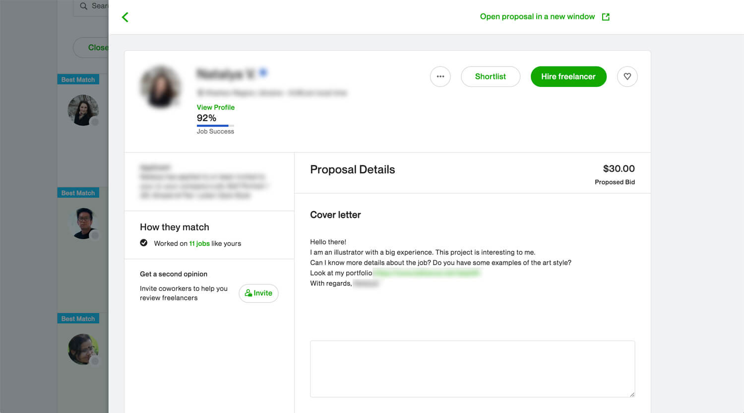 Open Bookmarks Co. Blog Upwork Client