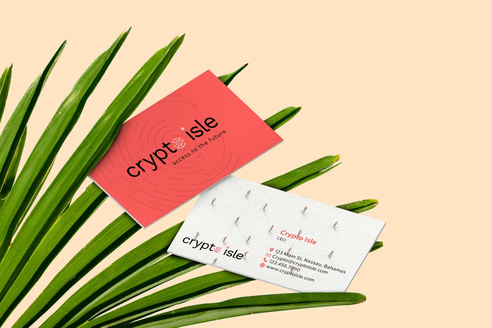 Open Bookmarks Co. Portfolio Crypto Isle Brand Identity