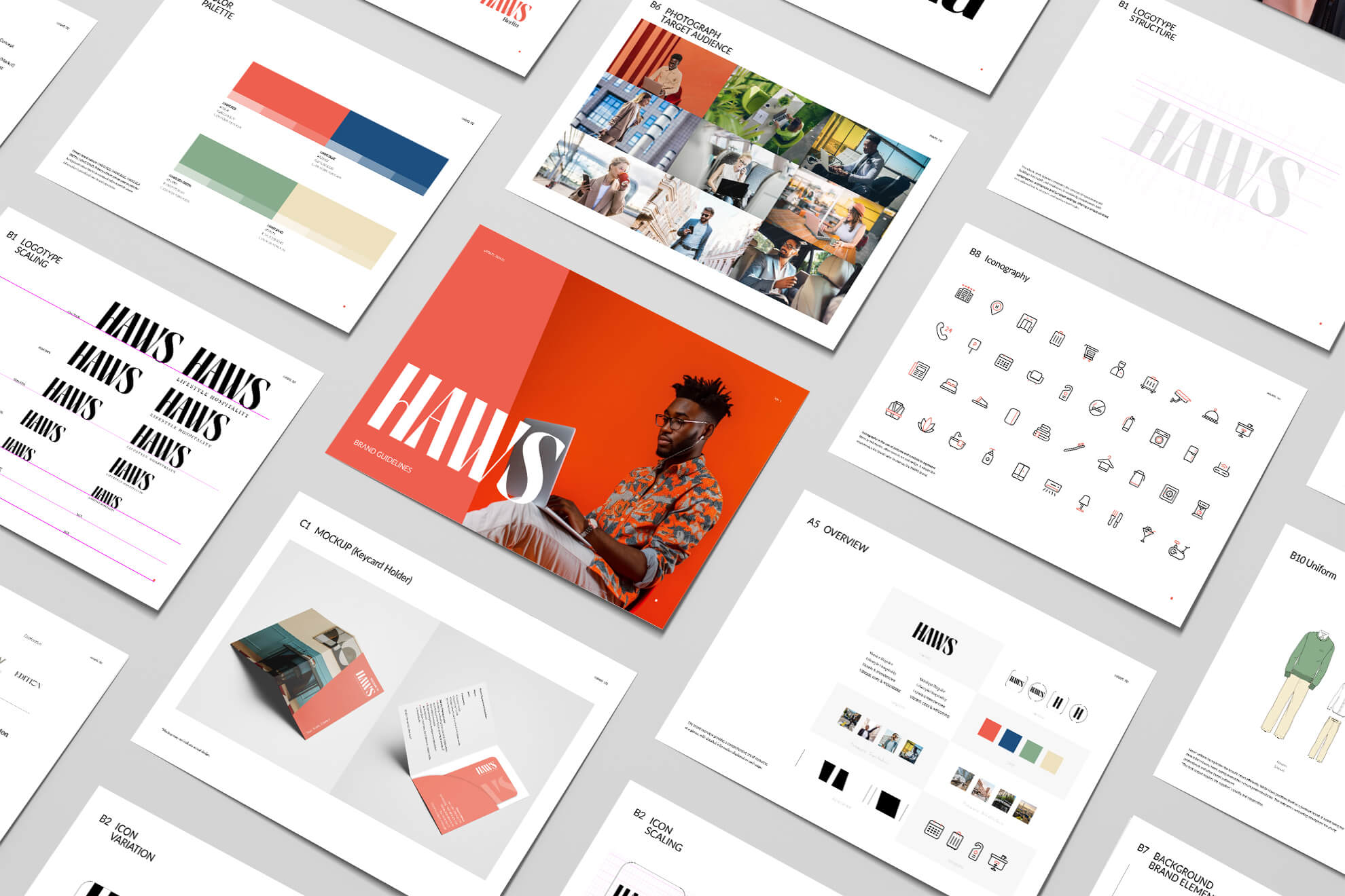 Open Bookmarks Co. Portfolio HAWS Brand Identity