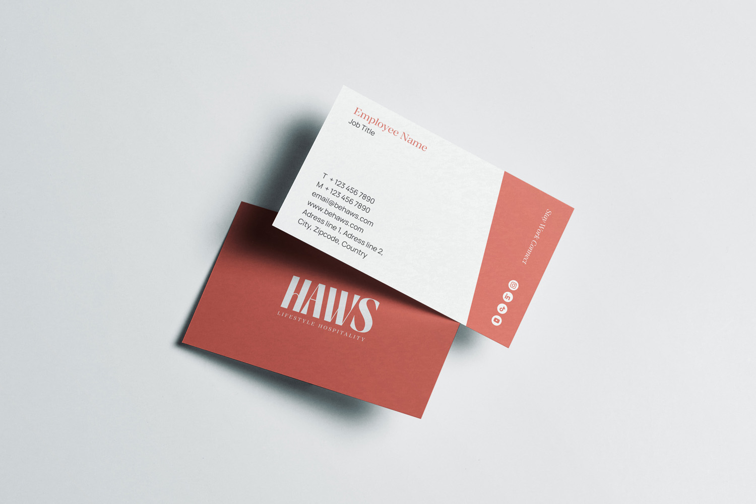 Open Bookmarks Co. Portfolio HAWS Brand Identity