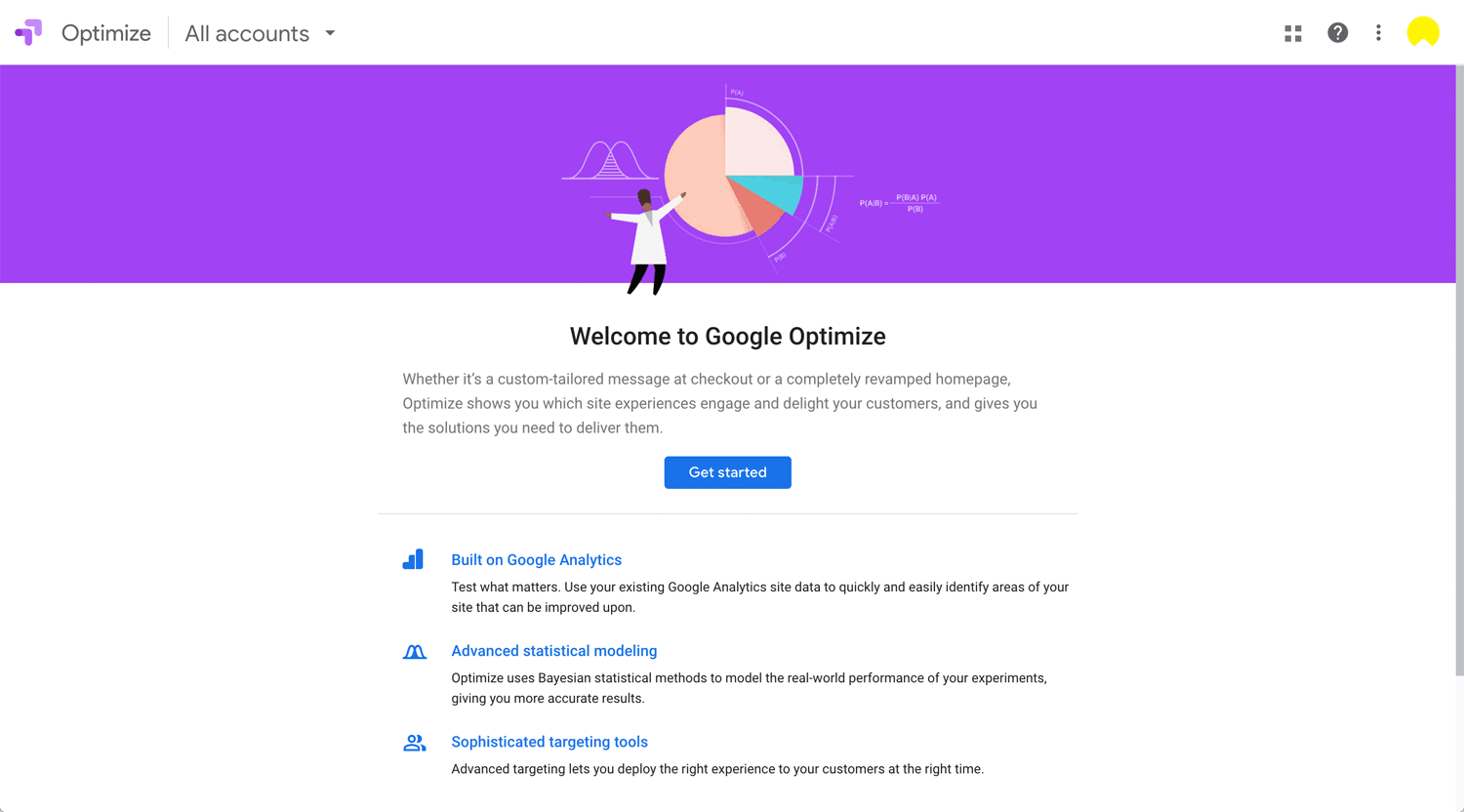 Open Bookmarks Co. Blog Google Optimize