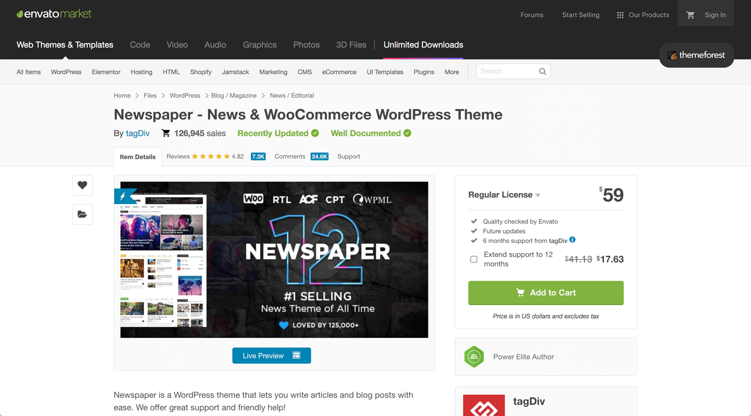 Open Bookmarks Co. Blog Webflow News Website WP Theme