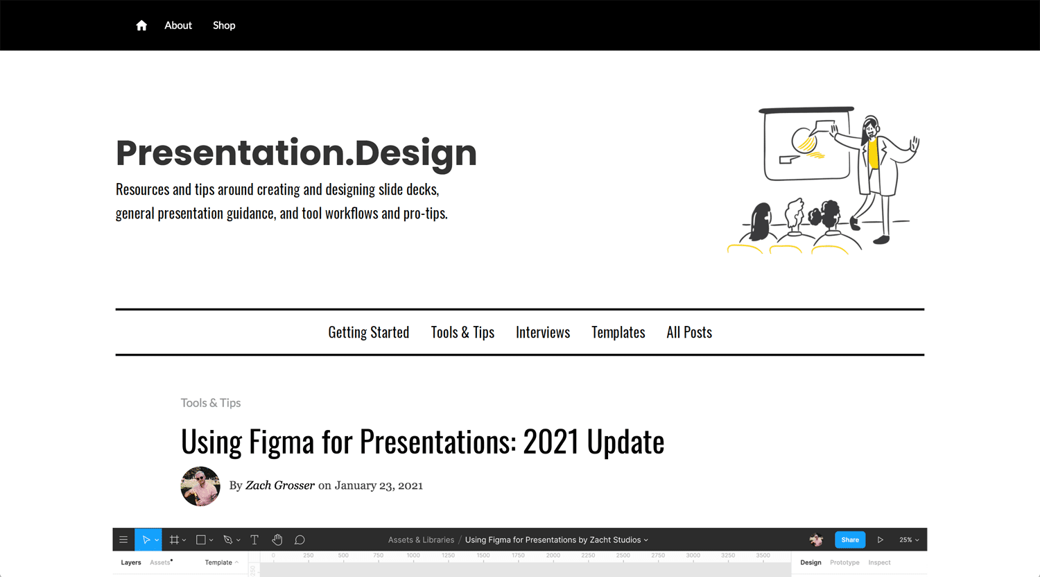 Open Bookmarks Co. Blog Figma Presentation